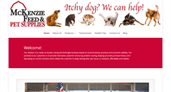 Desktop Screenshot of mckenziefeed.com